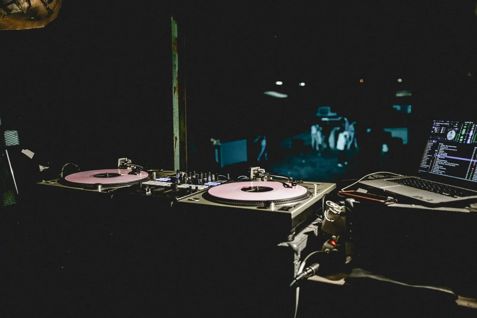 DJ Setup vor dem Event